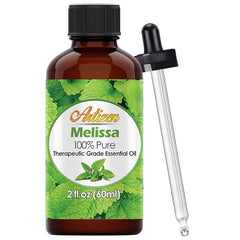 Artizen Melissa Oil winter blend closeup for holiday scents.