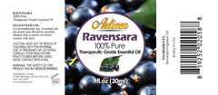Artizen Ravensara essential oil bottle with dropper enables precise, mess-free use.