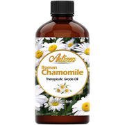 Artizen Roman Chamomile essential oil bottle highlights purity for relaxing aromatherapy sessions.