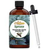 Artizen Spruce Oil bottle showcasing pure pine aroma in UV-protected glass