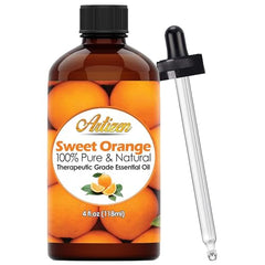 UV-protected Artizen Sweet Orange Oil bottle preserves potency.