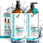 ArtNaturals magnesium oil spray bottle for quick skin absorption and targeted relief