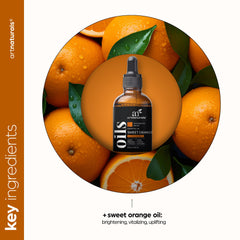 Art Naturals Sweet Orange Oil used in DIY beauty blends and skincare.