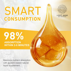 artoalabs Lions Mane Drops dropper releasing drops for quick daily performance.