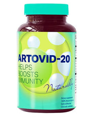ARTOVID-20 Immune bottle front for daily immune support.