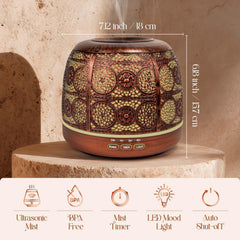ARVIDSSON 500ml diffuser uses BPA-free materials for safe daily use.