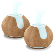 ARVIDSSON two-pack diffuser in wood grain enhances home ambiance with soothing scents.