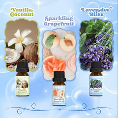 ARVIDSSON Sparkling Grapefruit bath fragrance oil bottle for a refreshing bath.