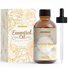 ARVIDSSON White Tea Oil bottle front showing premium fragrance for diffusers and candles