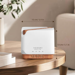 ASAKUKI diffuser face-front showing sleek design and diffusion