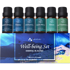 ASAKUKI Calm Mind bottle with soothing aroma for focused calm