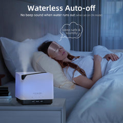 ASAKUKI diffuser features auto-off safety when water runs low.
