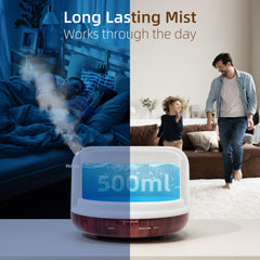 ASAKUKI Diffuser remote control enables easy operation from a distance.