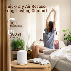 ASAKUKI difusor con apagado automático para mayor seguridad.