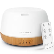 ASAKUKI essential oil diffuser compact design for small spaces and calm ambiance.