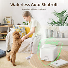 ASAKUKI diffuser with color-changing LEDs for mood lighting