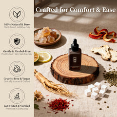 Nourish frankincense essence showcases a calming aroma for digestion support.