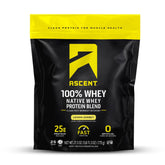 Ascent Lemon Sorbet whey bottle for post-workout protein