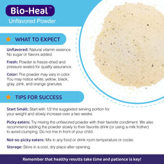 Aspire Nutrition Bio-Heal Probiotic for kids promoting gut balance and focus.
