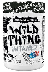 Assault Labs Wild Thing Rocket Pop tub ready for workouts, boosting energy for training sessions.
