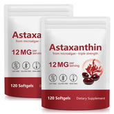 Astaxanthin softgels support eye health during long screen time.