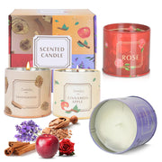 ASTRAEA 4-pack aromatherapy candles gift set for home fragrance and gifting