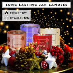 ASTRAEA candle burning with soft flame for meditation or yoga