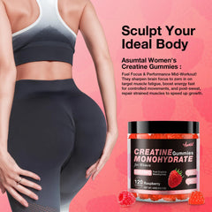 Asumtal Creatine bottle label highlights 5000 mg per serving