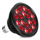 aswaysun red light therapy bulb with 660nm red and 850nm infrared glow for skin care support