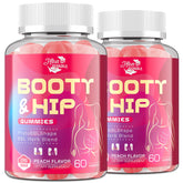 Atherionyxora Booty Gummies peach bottle shown for daily wellness and flavor