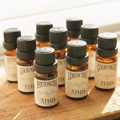 Athis Lemontree Calm bottle designed to support relaxation during late evenings
