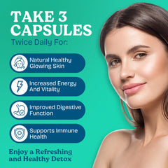 Atlantic Naturals Sea Moss Capsules ingredients panel highlighting key botanicals.