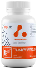 ATP LAB Trans Resveratrol capsules in bottle for daily antioxidant support