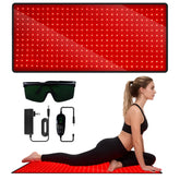 AUDODO red light therapy mat showing full body coverage for at-home sessions