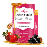 AUIXOPI Shilajit Honey Sticks strawberry pack boosts daytime energy and focus.