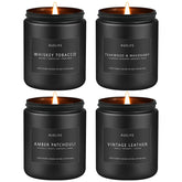 Auelife scented candles set 4pack packaging for gifting and home ambiance