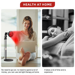 Aumtrly lamp features 660 nm red and 850 nm near infrared spectrum close-up.