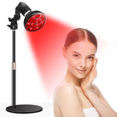 Aumtrly red light lamp base offers stable support for at-home sessions.