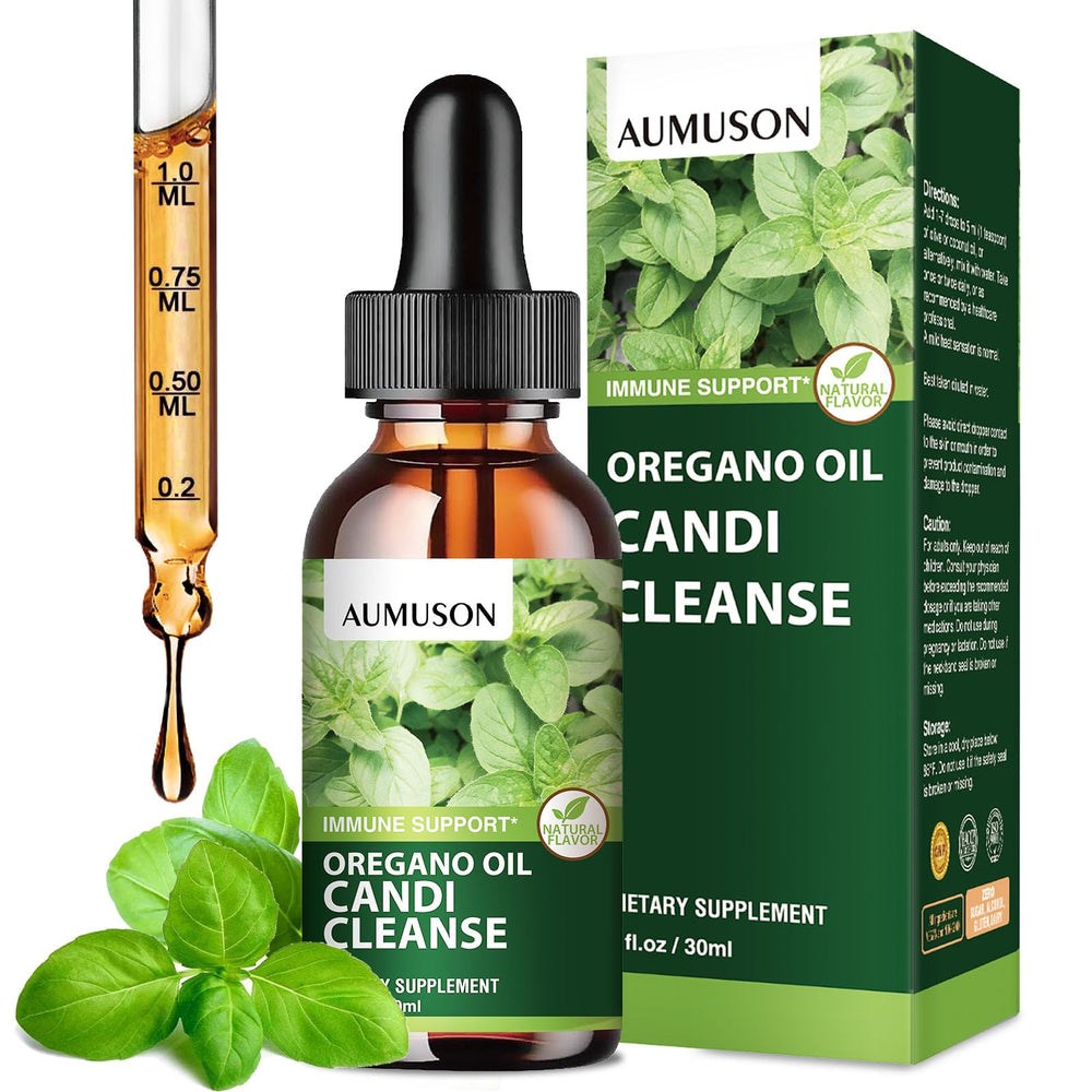 AUMUSON Candi Cleanse bottle pour enables easy daily dosing