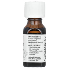 Aura Cacia bergamot oil diffuser scent ideal for room sprays and DIY blends