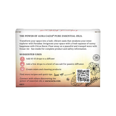 Aura Cacia Paradise blend bottle for a soothing island atmosphere