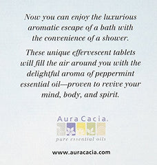 Aura Cacia peppermint spearmint oils bottle highlights pure essential oils for refreshing routine