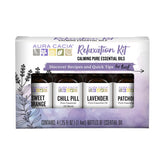 Aura Cacia Relaxation Kit lavender bottle for calming evenings and peaceful moments