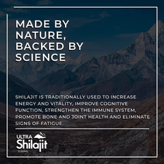Aura Vitamins Ultra Shilajit capsules closeup, highlighting purity and potency for routine use.