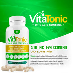 Aura Vitamins Vitatonic capsules closeup highlighting vegetarian, gluten-free formula