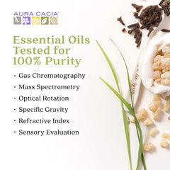 Aura Cacia Ginger massage oil blend for warmed muscles.