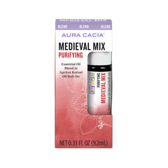 Aura Cacia Medieval Mix lavender roll-on for on the go relaxation and soothing scent