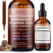 AURACORT 21in1 wormwood cleanse bottle for gentle gut support.