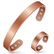 Auramag copper bracelet with eight magnets for durable daily wear.