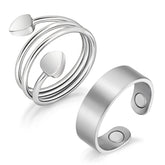 Auramag copper ring with flat design for everyday wear and simple elegance.